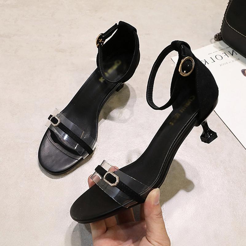 

Sandals MAIERNISI Shoes High Heels Sexy Women Wedding Summer Ladies Female Fashion Open Toe For, Pink