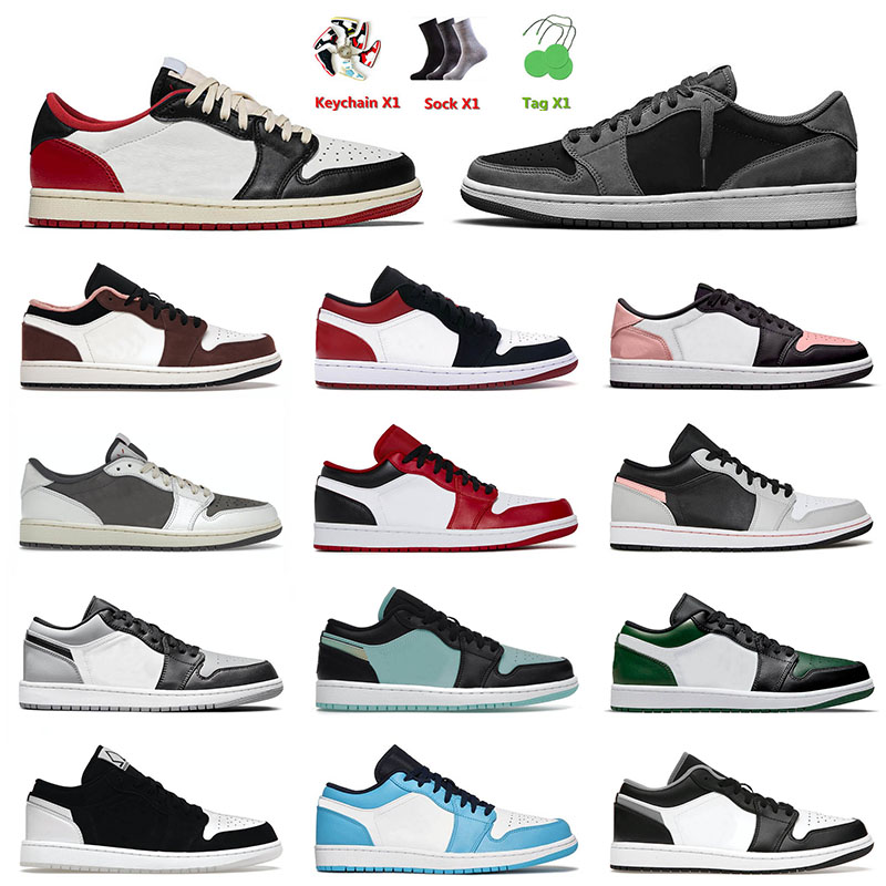 

Retro Basketball Jumpman Shoes 1 1s Low Fragment x Reverse Mocha Tropical Twist Shadow Diamond Green Toe Pollen Men Women Sneakers Trainers 36-46, B1 true blue 36-46