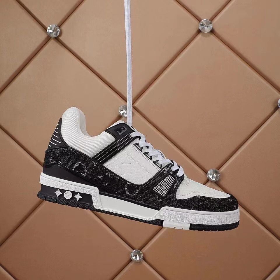 

Designer Fashion Trainer sneaker intage Casual Shoes Virgils alligator-embossed black Grey Brown White Green calf leather French Ablohs Mens Shoe MKJKAB00004