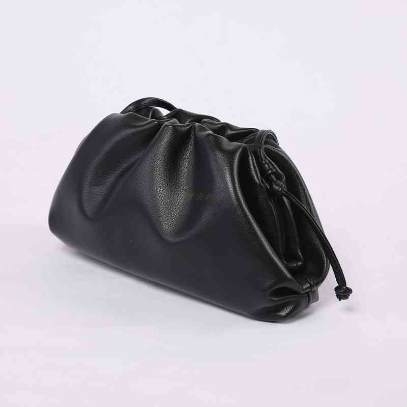 

Designer Bottegas Handbags Venetas Bevan Jodie Yunduo Dumplings Small Mini One Shoulder Diagonal Bag Soft Leather European and, Pure silver