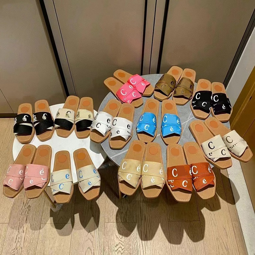 

2022 Designer Women Sandals Classic Slippers Real Leather Slides Platform Flats Shoes Sneakers With Dustbag by shoe10 001, #box