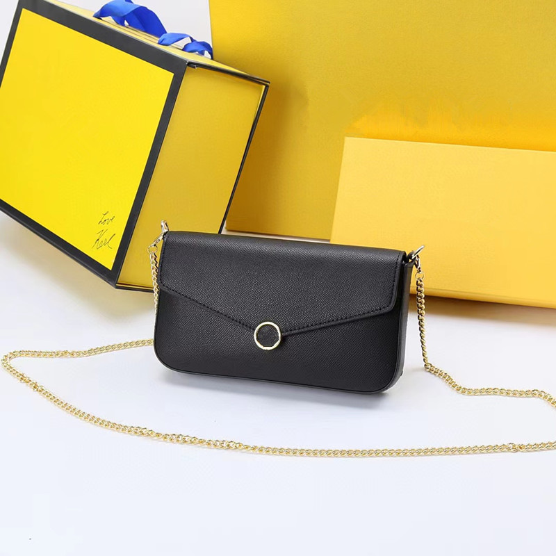 

3 Bags Women's Designer Chain Bags Mini Shoulder Classic Embossed Brand Bags