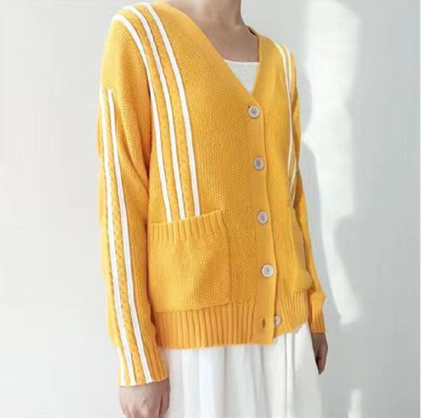 

Women' cardigan designer sweater casual knit shirt Letter Printing V-neck Autumn and winter fashion ladies sweater' collar luxury clothes woman sweaters Coat, 10