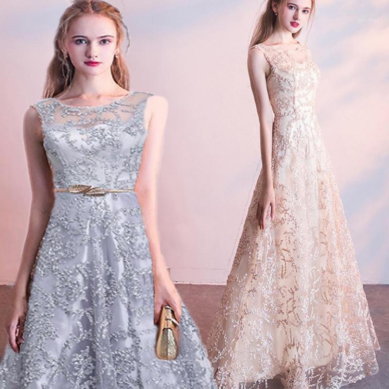 

Ethnic Clothing Elegant O-neck Evening Party Dress Temperament Hostess Slim Long Prom Gown Charming Celebrity Banquet Plus Size 3XL