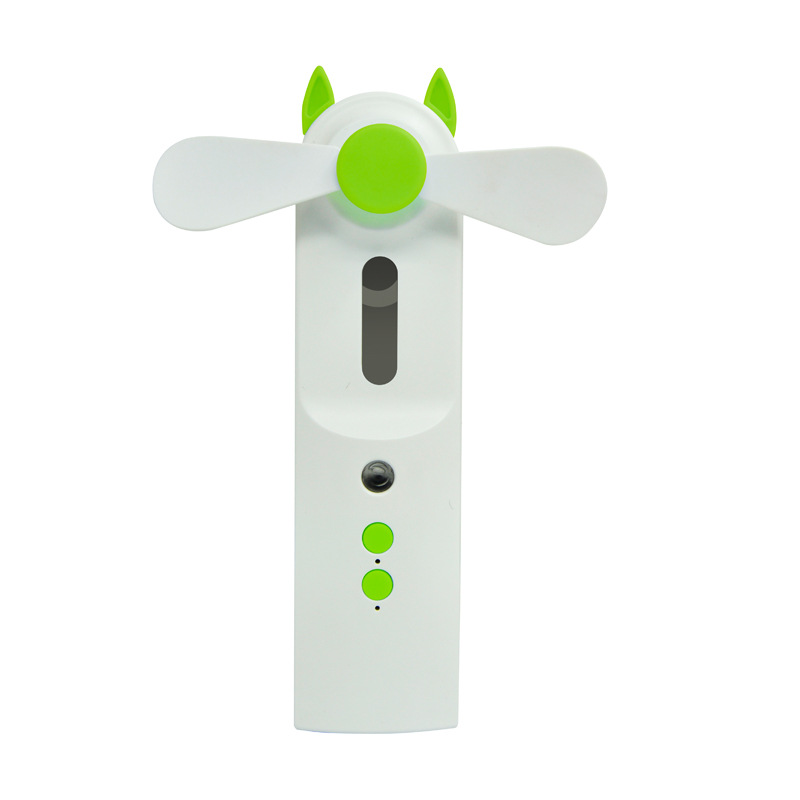 

Air Humidifier Nano with Fan Mini Facial Steamer Portable USB Rechargeable Handheld Water Mist alcohol Sprayer Machine as a gift