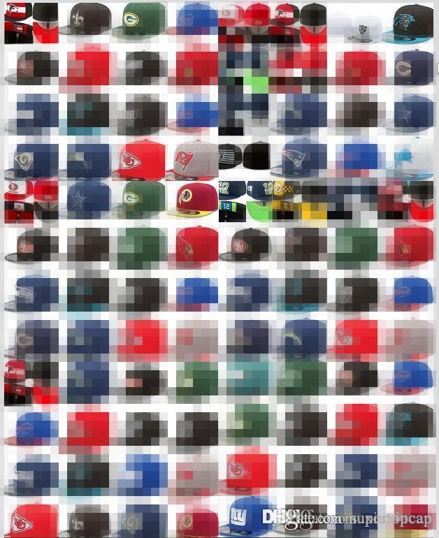 

2021 Men's Foot Ball Fitted Hats Fashion Hip Hop Sport On Field Football Full Closed Design Caps Cheap Men's Women's Cap Mix, Nf-1
