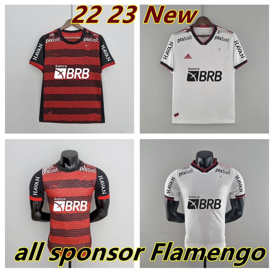 

22 23 Flamengo all sponsor soccer jerseys player version Men' T-Shirts 2022 DE ARRASCAETA GABI B.HENRIQUE football shirts DIEGO E.RIBEIRO PEDRO GABRIEL B. camisa MENGO, Beige