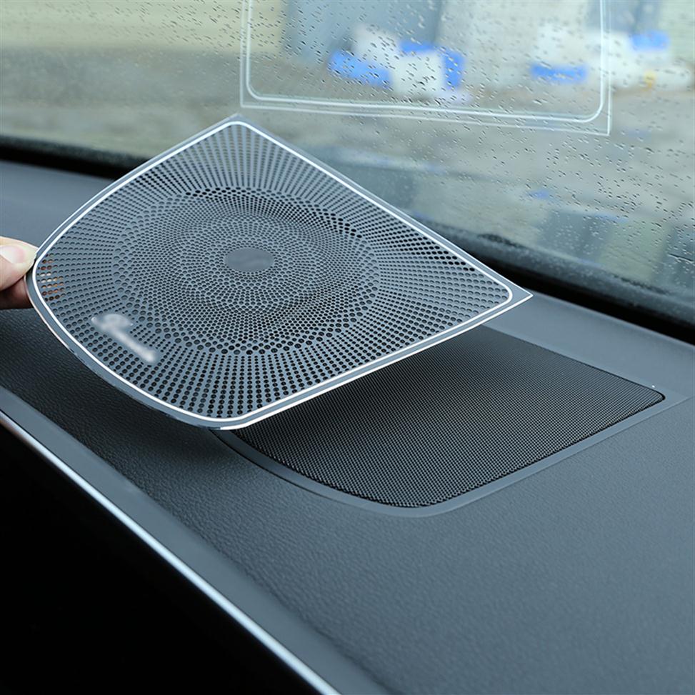Ajustement en aluminium pour Burmester Design Dash Toard Cover Cover Trim Car Sticker pour BMW X5 F15 X6 F16 ACCESSOIRATION AUTO STYLEMENT 2014-2