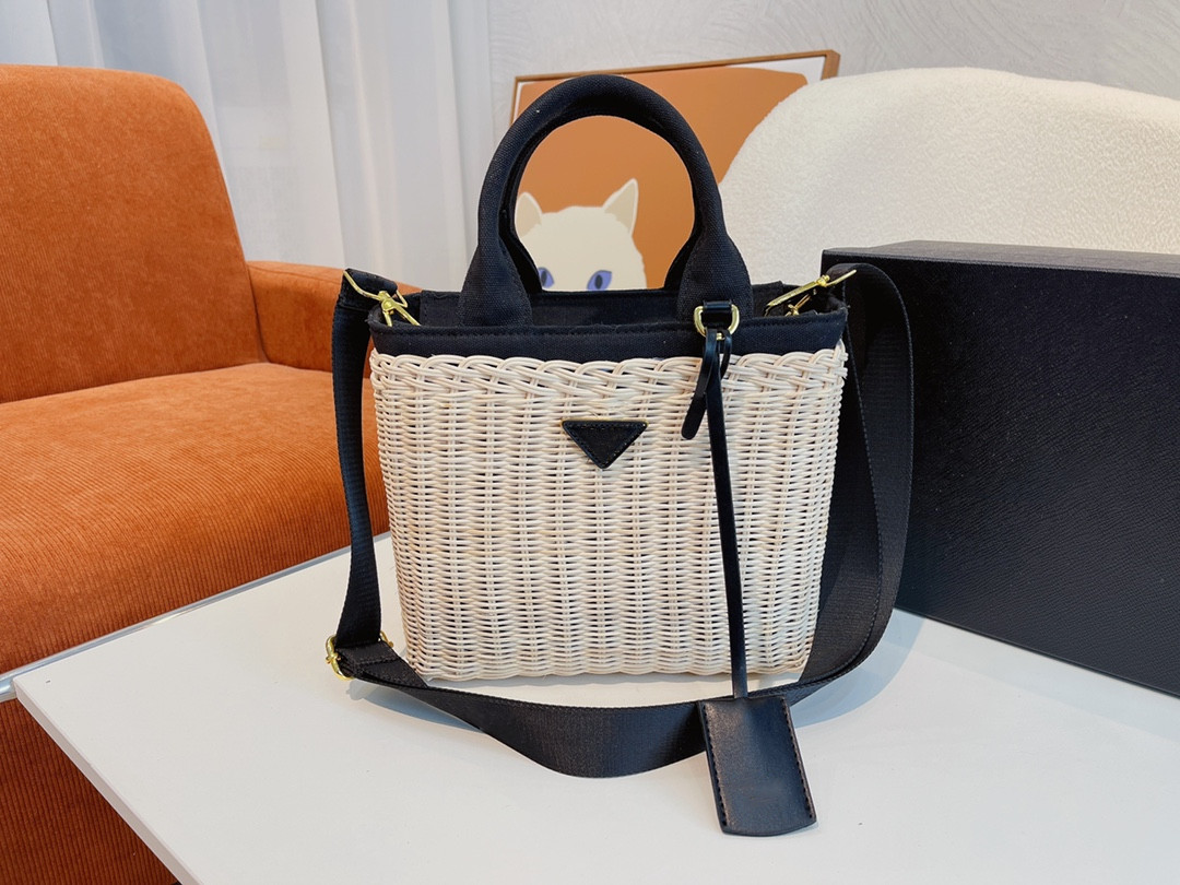 

5A+ Top Quality Designer Bag Darong Woven Handbag Classic Fashion Versatile One Shoulder Messenger Bag Vegetable basket totes, Khaki