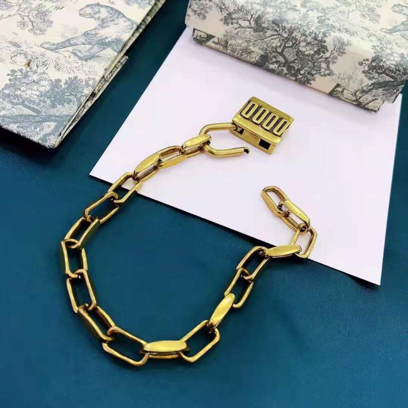 

D home / lock neck chain necklace women's net red same hip hop chain small lockk