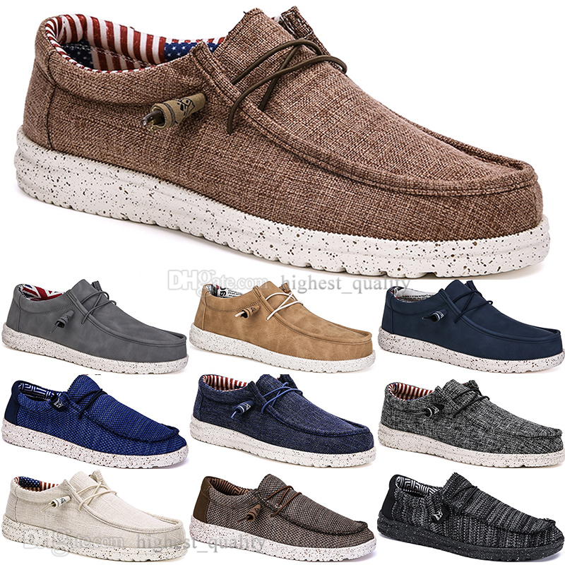 

Spring New Fashion British style Mens Canvas Casual Shoes Man Hundred Leisure Student Men Lazy Drive Overshoes Outdoor Comfortable Breathable Big Size -48 1656