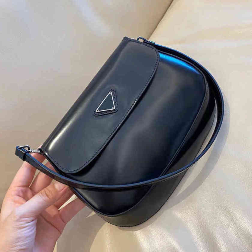 

20% off sitewide 2022 Top Design Luxury Bags style cle hand middle ancient method stick armpit bright leather one handbag, Small black original leather