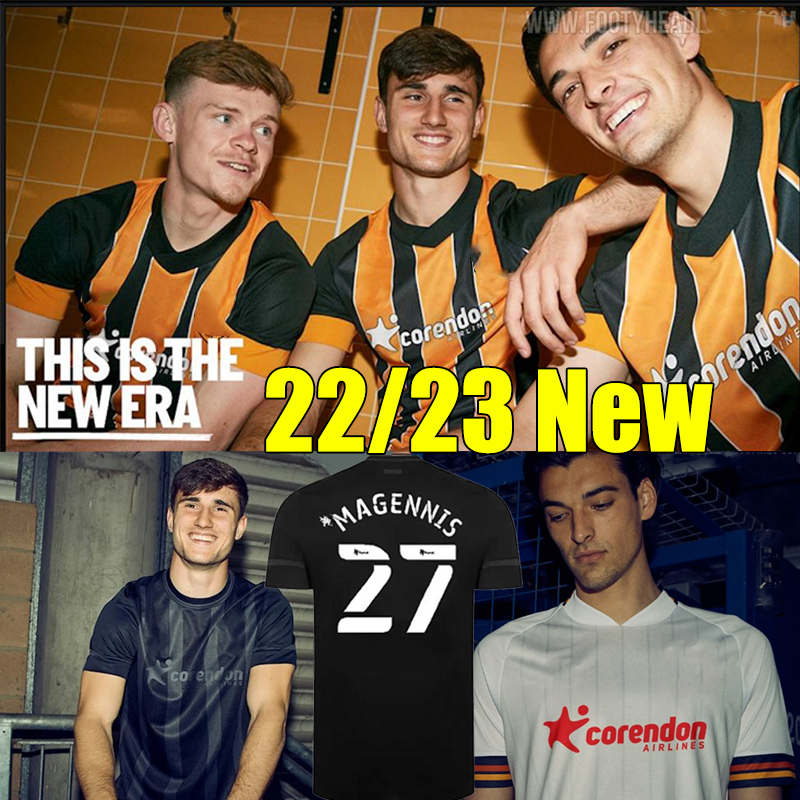 

2022 2023 Hull City Soccer Jerseys 22/23 The tigers Amber WILKS HONEYMAN M.SMITH BERNARD EAVES SCOTT RAXTER GREAVES LEWIS-POTTER EMMANUEL CANNON Football Shirts, Heercheng 21-22 away