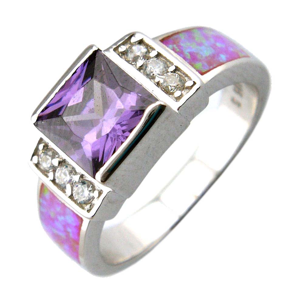 

fashion pink opal ring; amethyst stone ring NEW DESIGNS