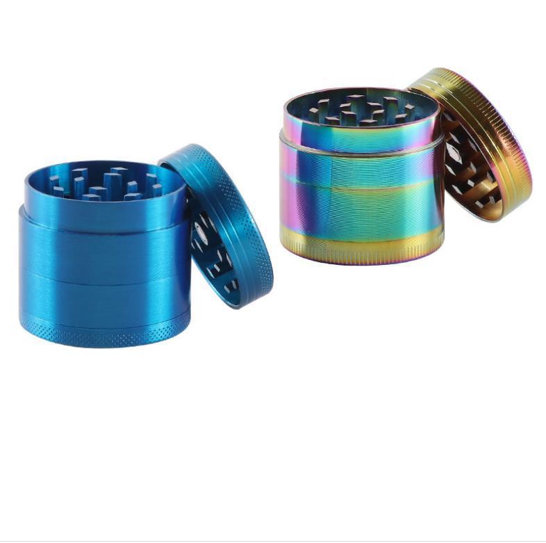 

63mm zinc alloy grinder four layer Tobacco Smoking Herb Grinders seven colors