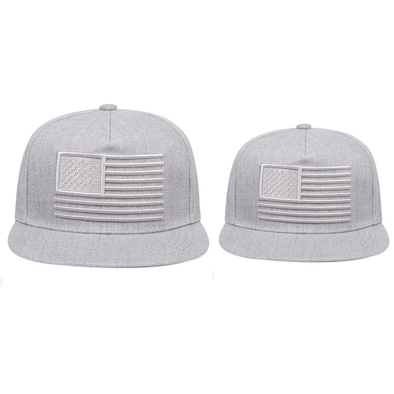 

Ball Caps Fashion Cotton Wild Men Baseball Cap Adult Children Parent-child Hat American Flag Hip-hop Outdoor Sports Snapback HatsBall, Black