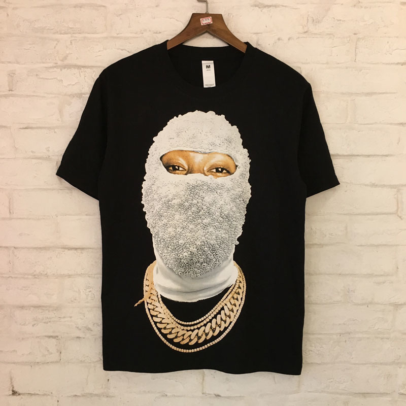 

Hop ih nom uh nit Hip RELAXED T shirts SS Summer Style Men Women Pearl Mask Printed Top Tees 8ILP