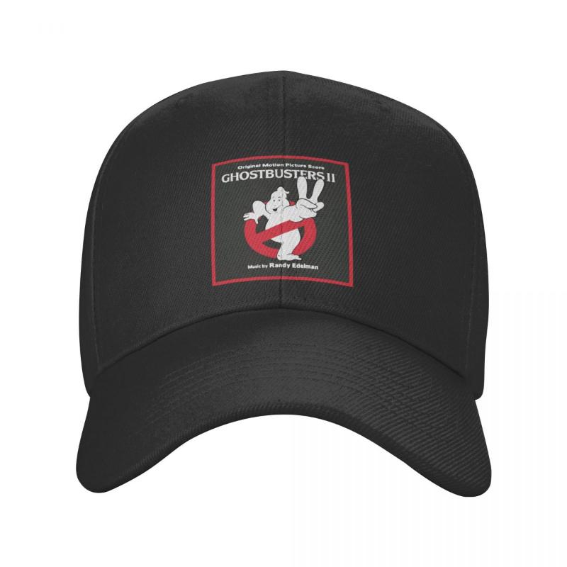 

Berets Randy Edelman Ghostbusters II Baseball Caps Unisex Hip-Hop Sun Ghost Busters Hat Adjustable Snapback Fishing Summer CapsBerets, Gray