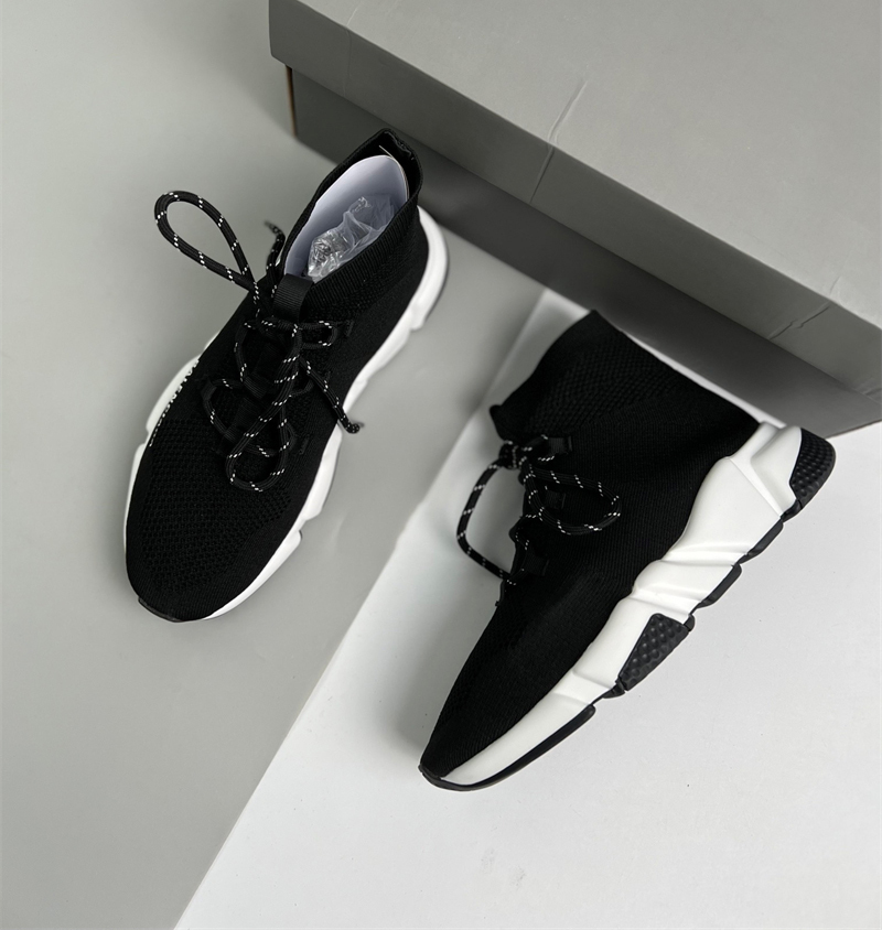 2023 Célèbre Marque Respirant tricoté chaussures hommes designer marche baskets femmes Classique luxe couple décontracté Mocassins plate-forme ch