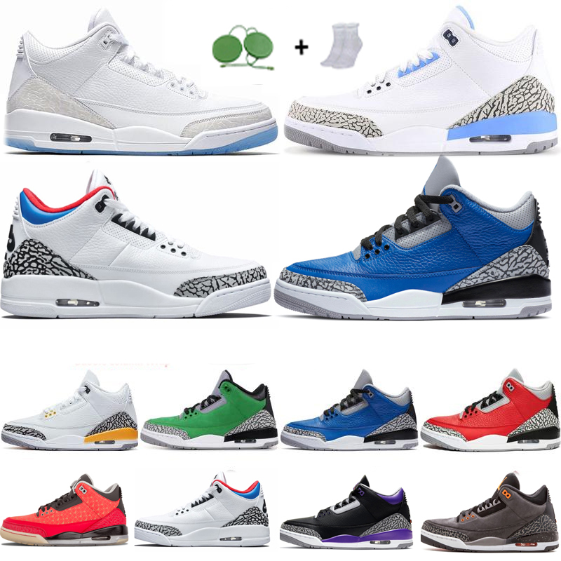 

2022 Modish basketball shoes UNC 3 3s mens zapato top Obsidian Fearless TURBO GREEN backboard PHANTOM GYM RED man sports sneakers casual trainers us size 40-46, Color 12