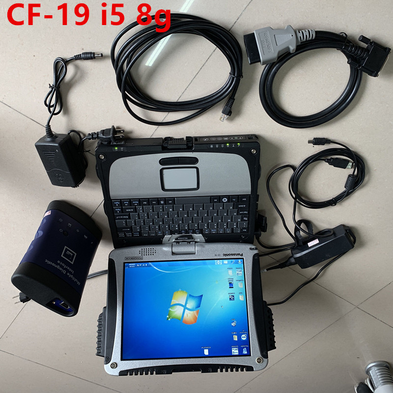 

V2021.10 High Quality MDI Scaner MDI Scan Tool With WIFI Function Plus CF19 I5 8G Laptop Full Set Ready To Use