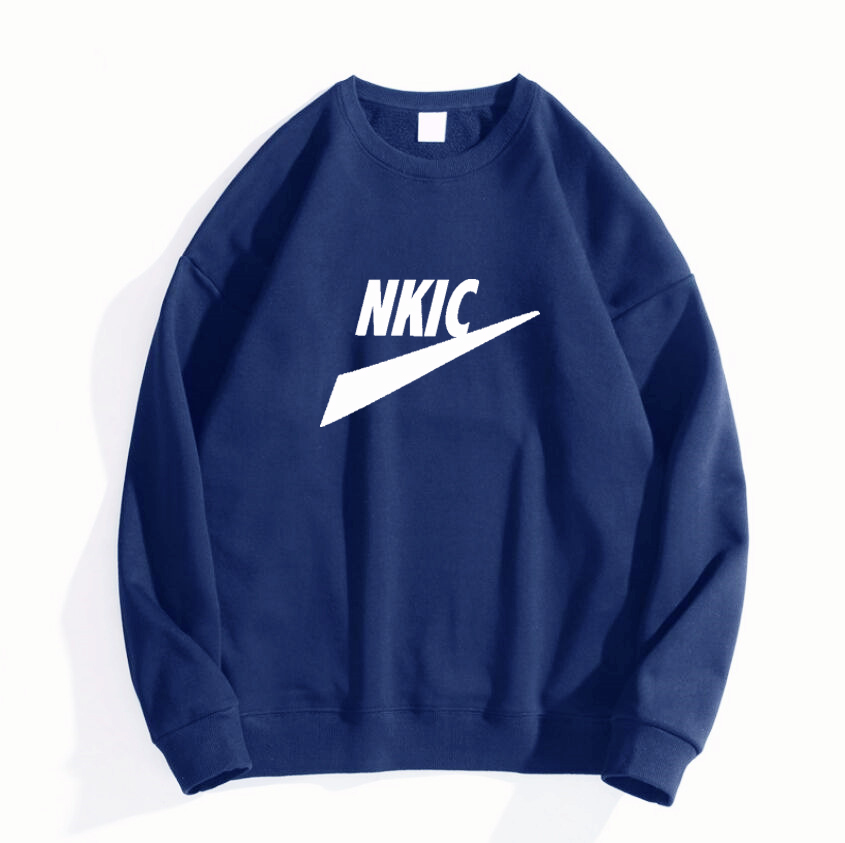 

Men Women Brand LOGO Navy blue Hoodies Sweatshirt Long Sleeve Spring Autumn Boy Casual Top Blouse Fashion Sweatshirts Hoodies, Orange 1