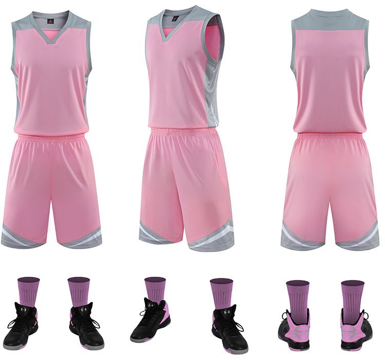 

Men Basketball jersey pantaloncini da basket sportswear Running clothes White Black Red Purple Yellow Blue Wine Red 04, Colour 3