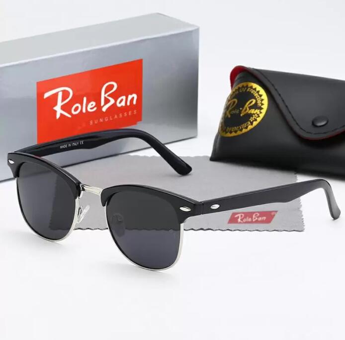 

Men Role Ban Classic Brand Retro women Sunglasses 2022 Luxury Designer Eyewear Ray Band 3016 Bands Metal Frame Designers Sun Glasses Woman