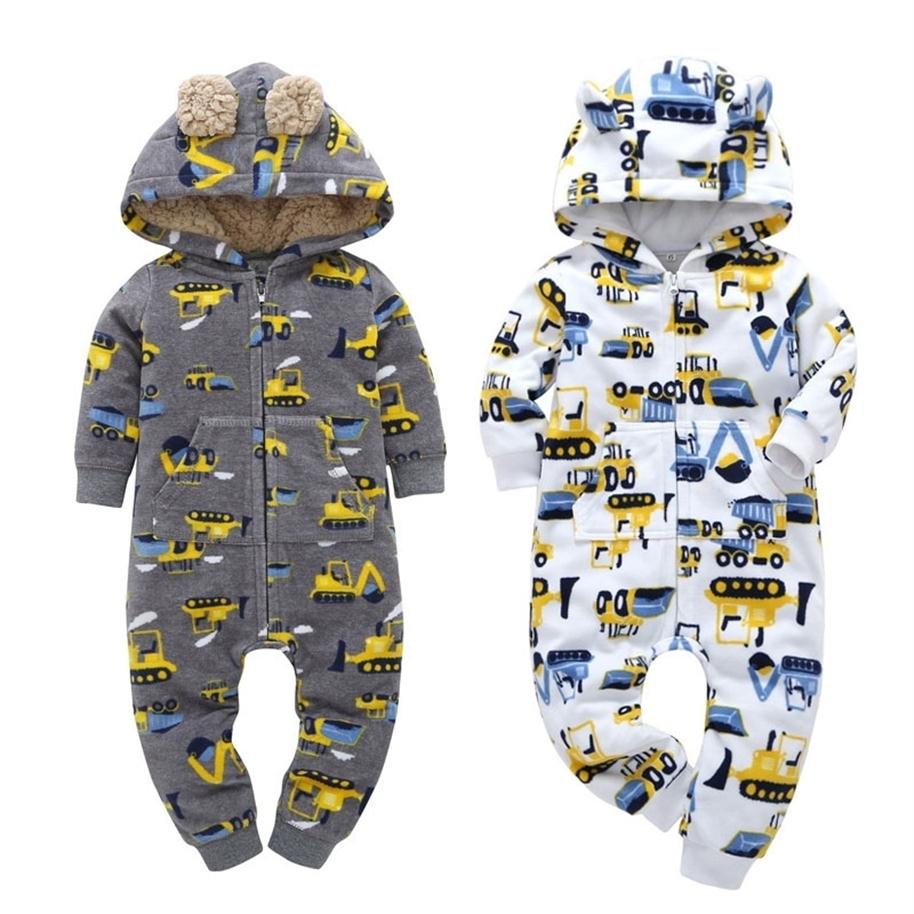

New Baby rompers Clothes Winter Boy Girl Garment Thicken Warm Comfortable Cotton kids clothing Roupas de bebe costume 201028296S, Xmy-rfl2007