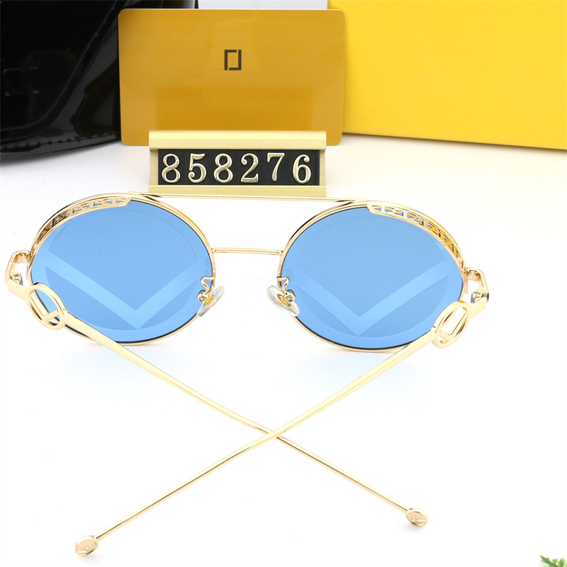 

Designer Womens Glasses Fashion Round Full Frame Anti-UV Letter Eyeglasses Mens Outdoor