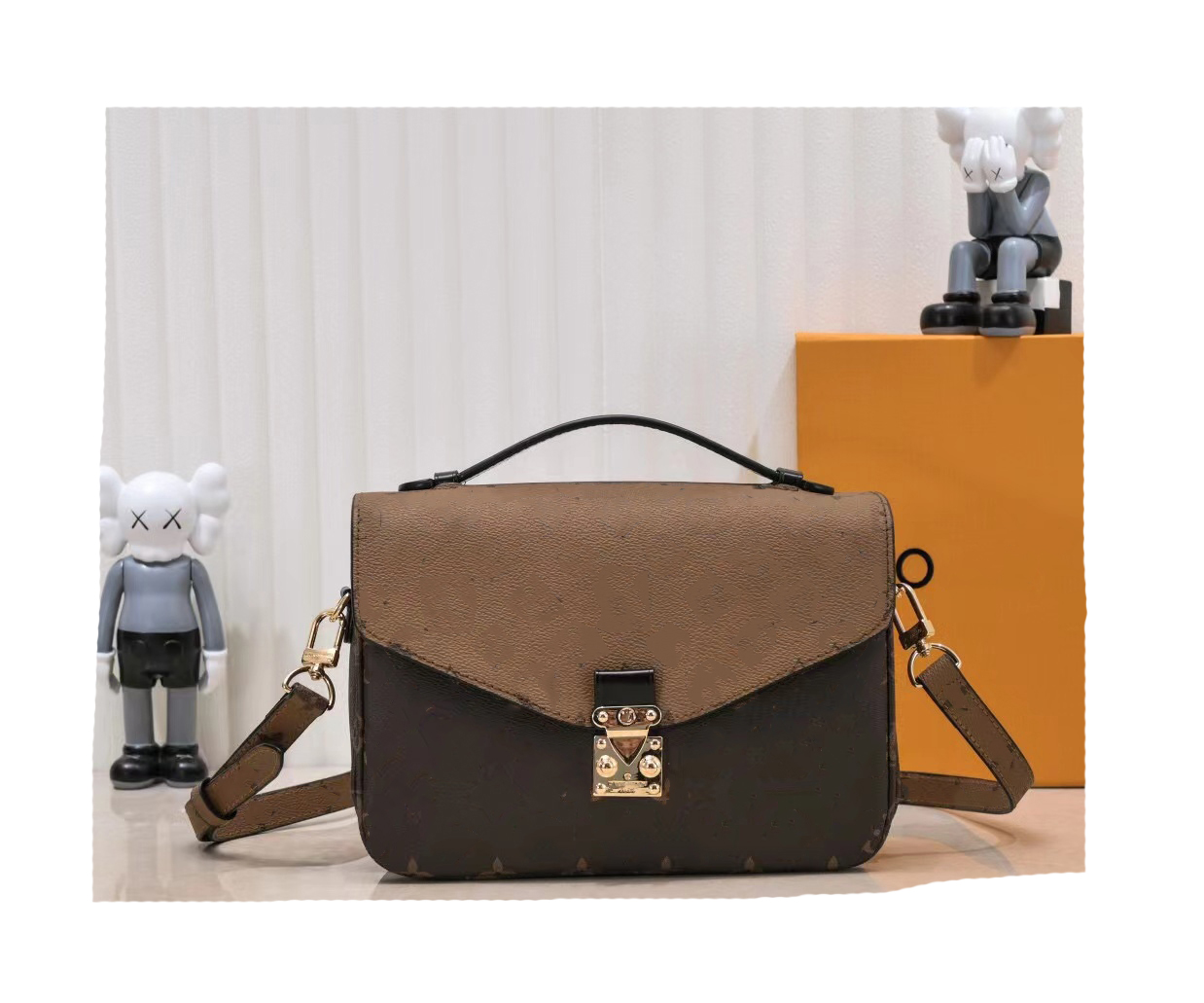 

High Quality Luxury Designer lady Fashion Bag classics monograms Crossbody Handbags postmans Handbag Womens Luxurys Brands Shoulder Bags, 40780#monograms