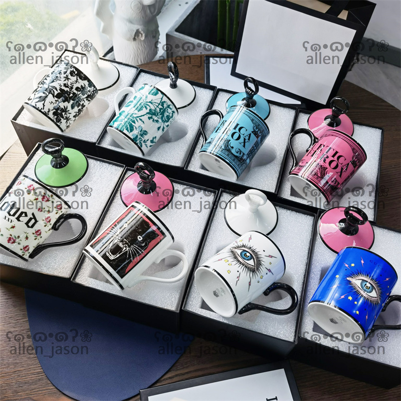 

Creative Top Mugs Bone China Water Bottles Hipster Brand High Quality ECO Friendly Kitchen Dining Bar Designer Cups, As pic;with box