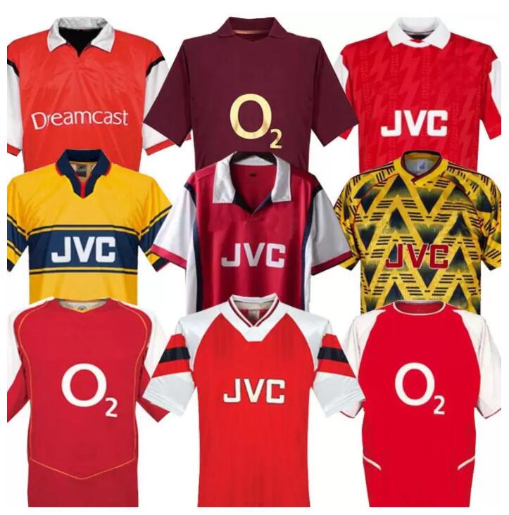 

2002 2005 HENRY BERGKAMP V. PERSIE Mens arsen RETRO Soccer Jerseys gunners 94 97 VIEIRA MERSON ADAMS Home Away 3rd Football Shirt Short Sleeve Uniforms, 93/94 away