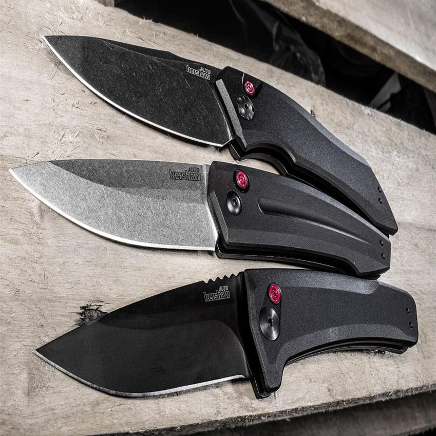 

OEM Kershaw 7100 7200 7300 Launch II AUTO Folder Knife 3 4 CPM-154 Blackwash Blade Knives Aluminum Handles Camping Hunting 217p