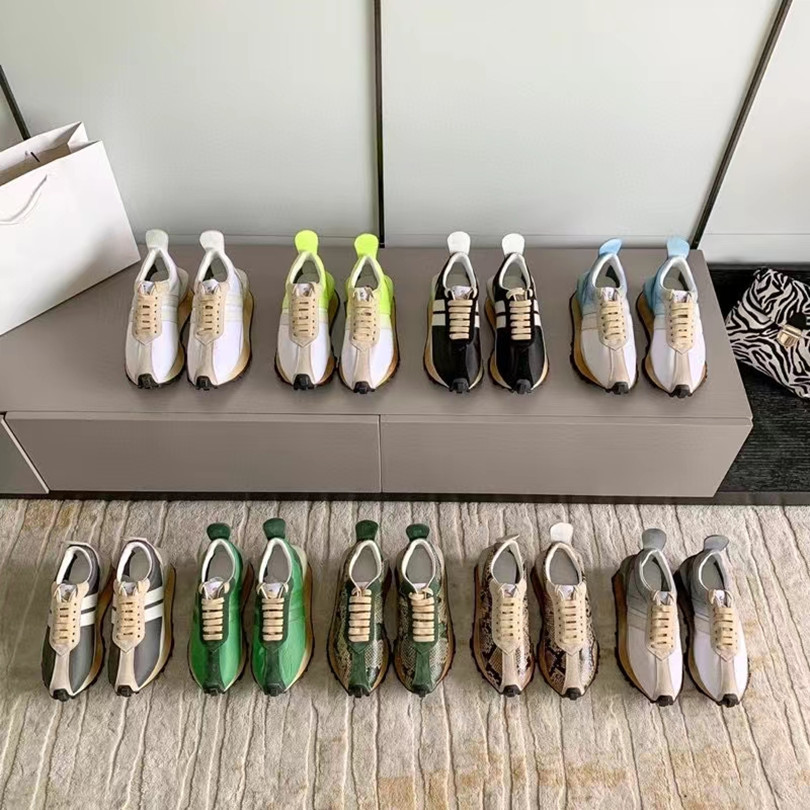 

2022 Women Platform Casual shoes LANVINS Sport sneakers shoes Lace-Up Calf Leather BUMPR Sneaker Luxury designer Couple Runners Trainers running shoe size 35-40, Do not choose;other color;contact me