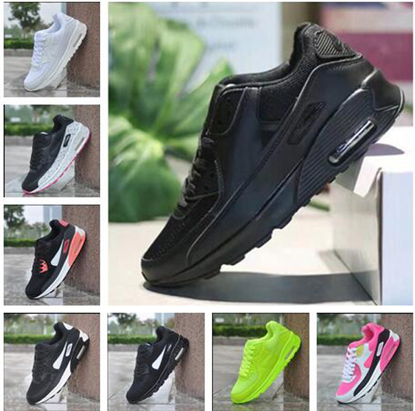

Classic 90 Shoes Mens Women Outdoor Shoes Black White Sport Shock Jogging Walking Hiking Sports Athletic Sneakers shoe size36-44