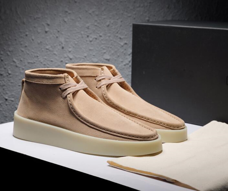 

Customized men High Top Genuine Leather of god Trainer Boots Hip Hop Street Rock stage Booties, Black