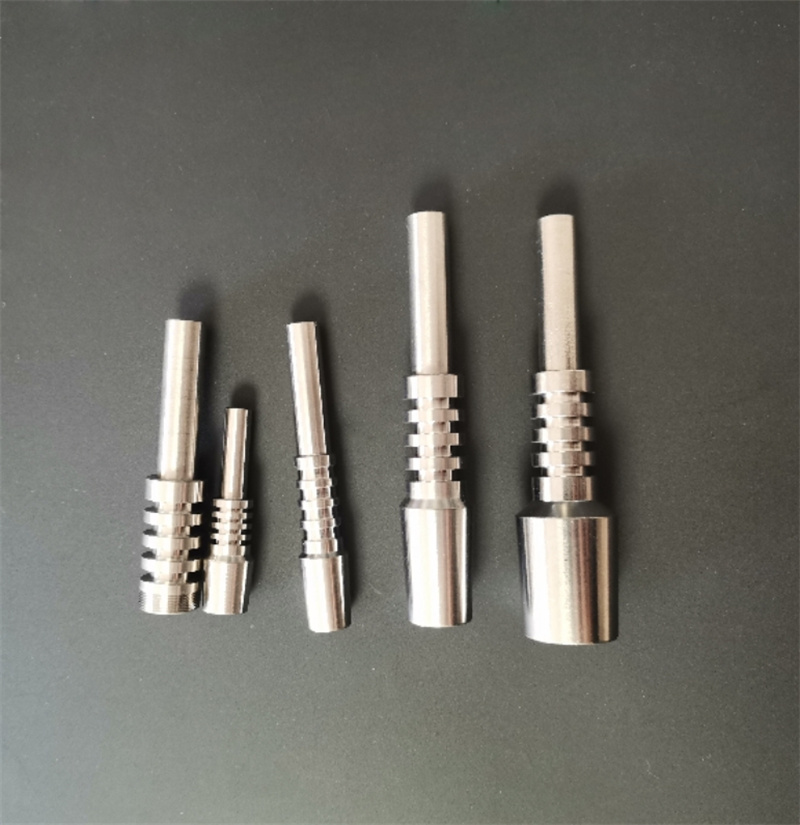 

Titanium GR2 Tip Nail Smoking 10mm 14mm 18mm Premium Grade 2 Tips Ti Nails for Glass Nectar Collector