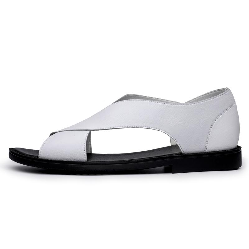 

Sandals Light Weight Casual Men Cool Street Slippers Summer Flip Flops Comfort Non Slip Man Shoes Zapato Hombre, Black
