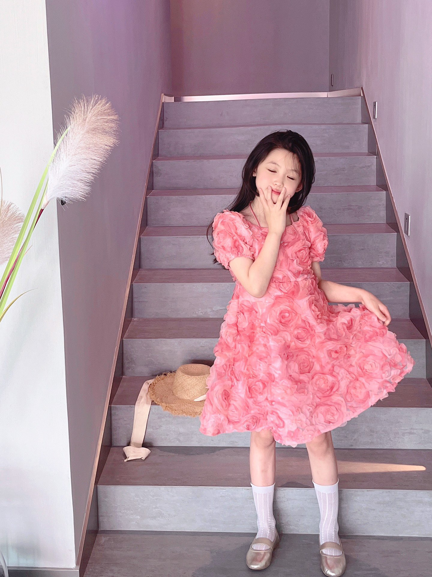 

toddler girls tutu dresses summer kids girls flowrs Dresses Sweet Children pink lace Clothes