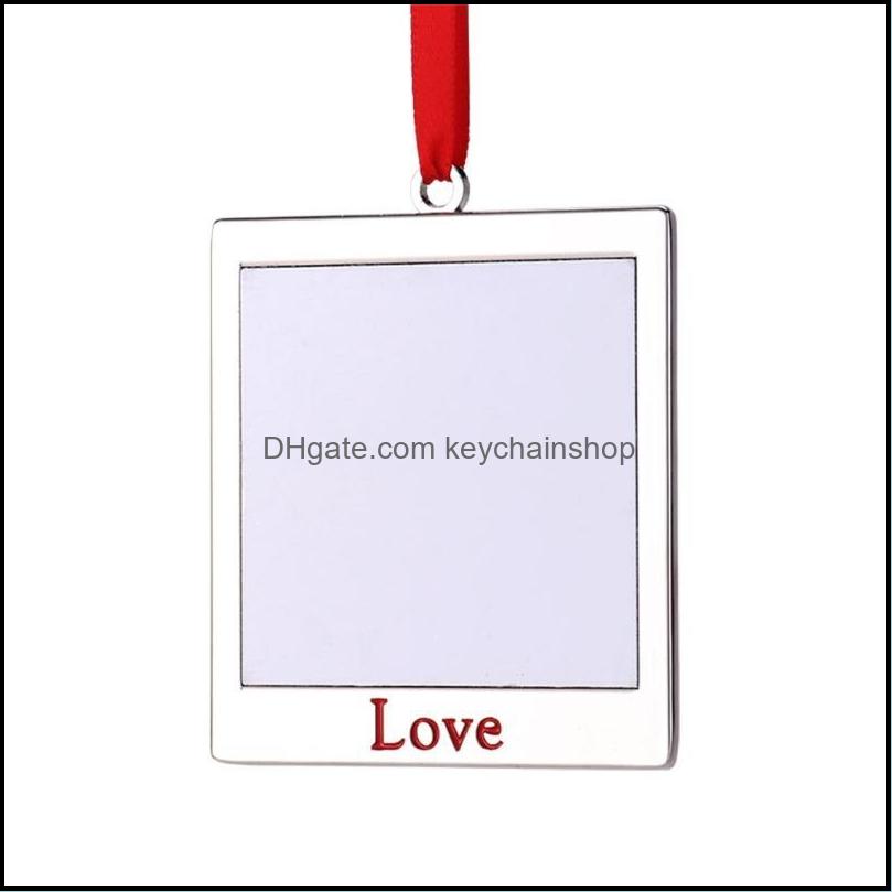 

Keychains Fashion Accessories Christmas Small Po Frame Heat Transfer Pendant For Graduation Present Makingkeychains Drop Del Dhsjr