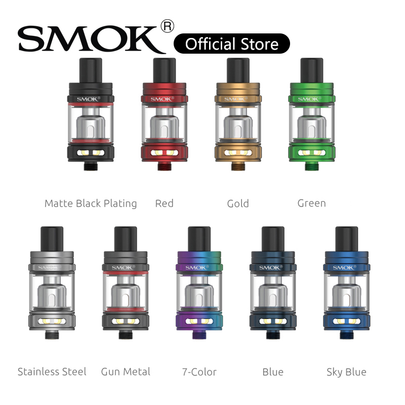 

Smok TFV9 Mini Sub ohm Tank 3ML Atomizer Bottom Adjustable Airflow System with 0.15ohm V9 Meshed Coils 100% Authentic