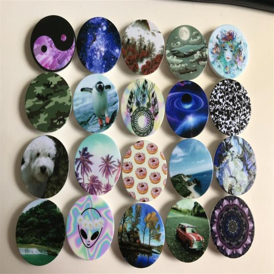 

Universal Cell Phone Holder with blue Package Real 3M glue Expandable Grip 304S, Mixed color