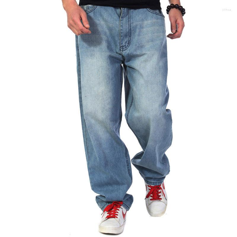 

Men's Jeans Men Men's Loose Streetwear Retro Straight Large Size Trousers 30-44 46Men's, 059