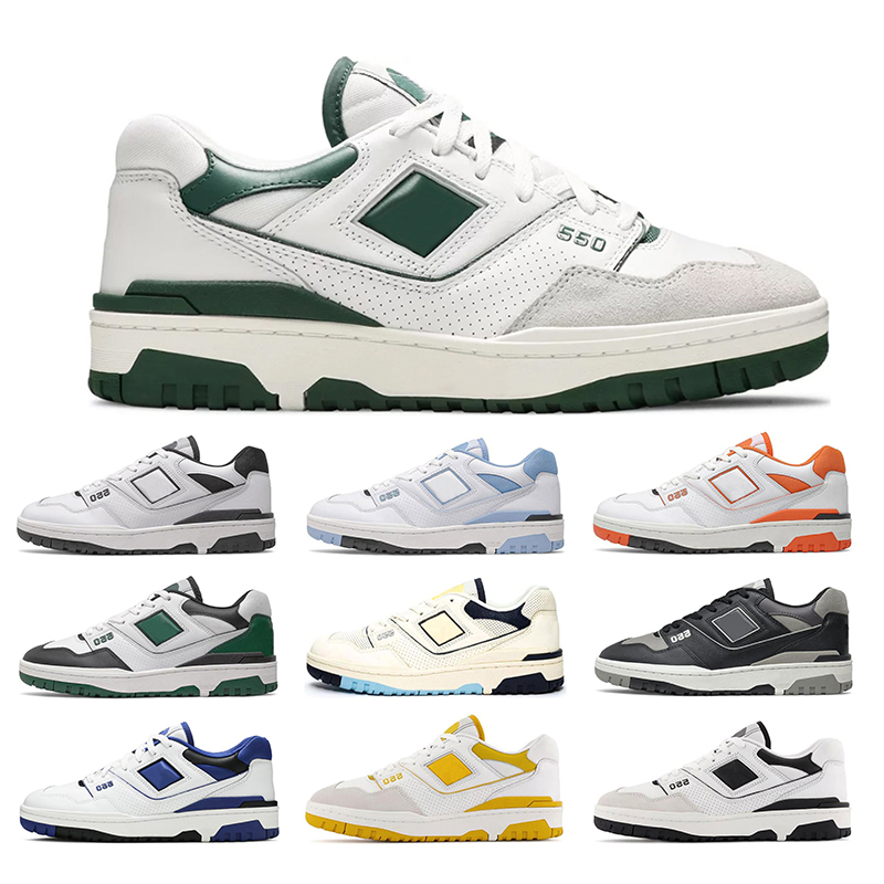 

2022 high quality 550 UNC shoes men women casual sneakers White Green White University Blue Rich Paul Sea Salt Varsity Gold Shadow mens trainer 36-45, #16