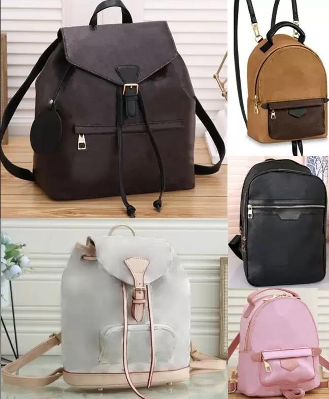 

Designer Backpack Style Men Leather Backpack Fashion Shoulder Bag Women Travel School Bags Man Crossbody Handbags Tote, No bag