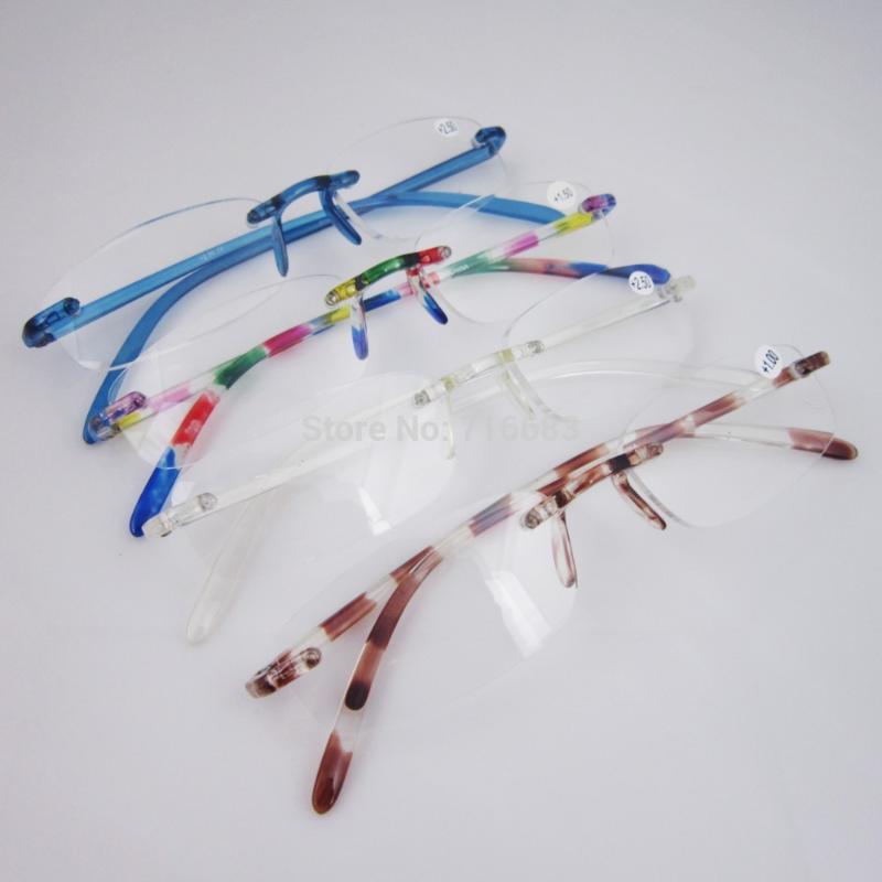 

Sunglasses Agstum TR90 Light Flexible Rimless Eyeglasses Frame Leopard Clear Reading Glasses Readers 1.0 1.50 2.0 2.50Sunglasses