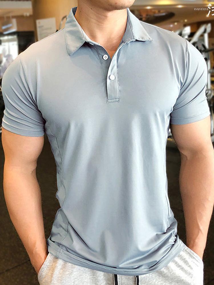 

Men's Polos Casual Mens Short Sleeve Turn-down Collar Shirt Fashion Solid Buttoned Men Clothing Summer Top Pullover All-matchMen's Men'sMen', 06 pink