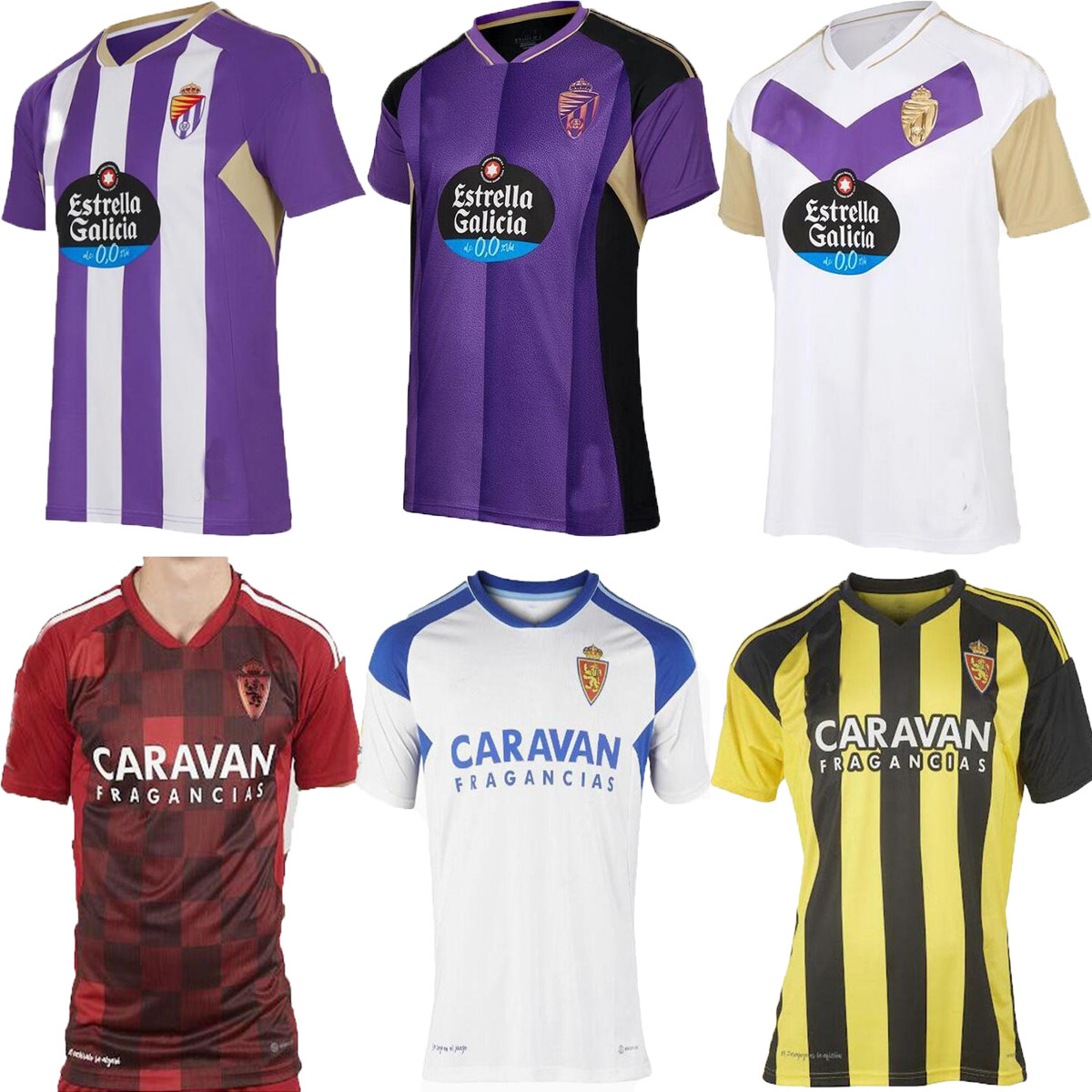 

22 23 Real Zaragoza Valladolid FRAN GAMEZ Soccer jerseys home 2022 2023 POMBO KAGAWA Football shirts KIDS away camiseta de futbol Weissman FEDE Sergi Guardiola oscar