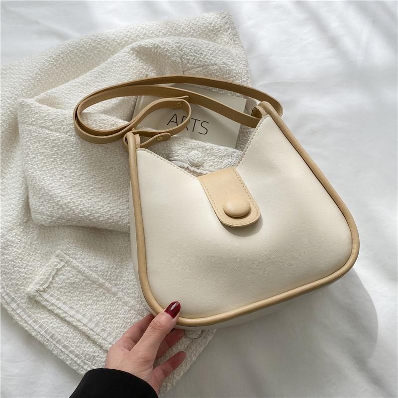 

HBP parcel female bags spring fashion retro broadband shoulder Messenger handbag, Khaki